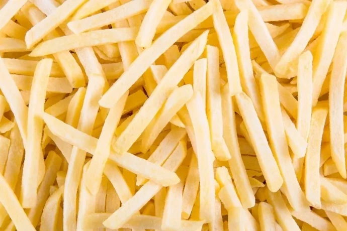 French Fries 9*9m 4*2.5kg بطاطس نص مقلية مجمد